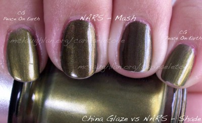 CG v Nars Peace on Earth v Mash Shade CG v Nars Peace on Earth v Mash Shade