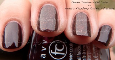 FC Nubar OPI Red Caviar Rasp Truffle Teasey Overcastcopy