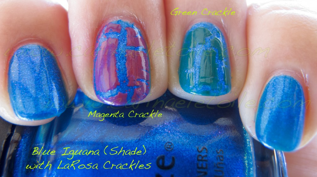 CG Blue Iguana LaRosa crackles Shade