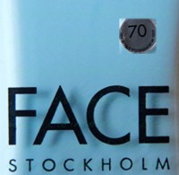 Face Stockholm 70 label