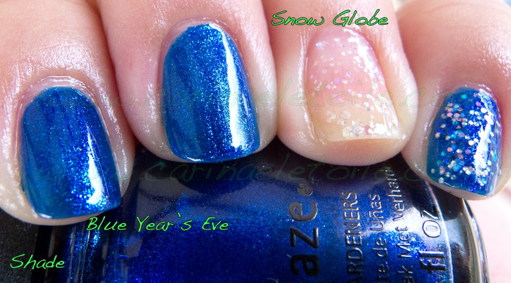 CG Snow Globe Blue Year's Eve Shade