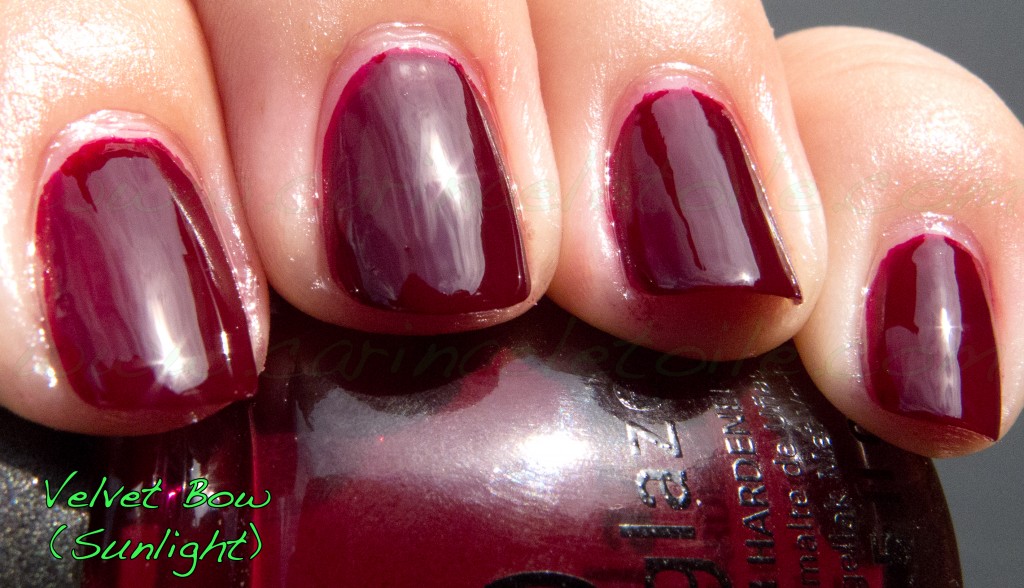 CG Velvet Bow Sunlight