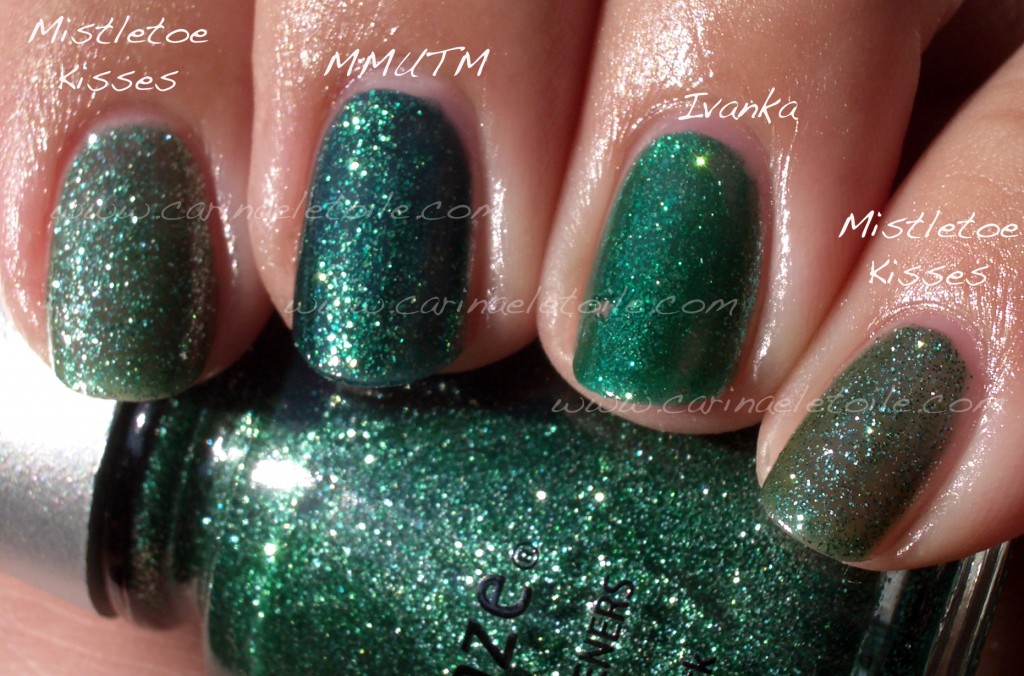 ChG vs Orly vs Zoya Mistletoe Kisses vs MMUTM vs Ivanka Sunlight
