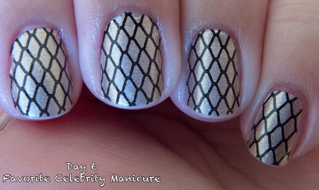 Day 6 Challenge Fave Celeb Mani