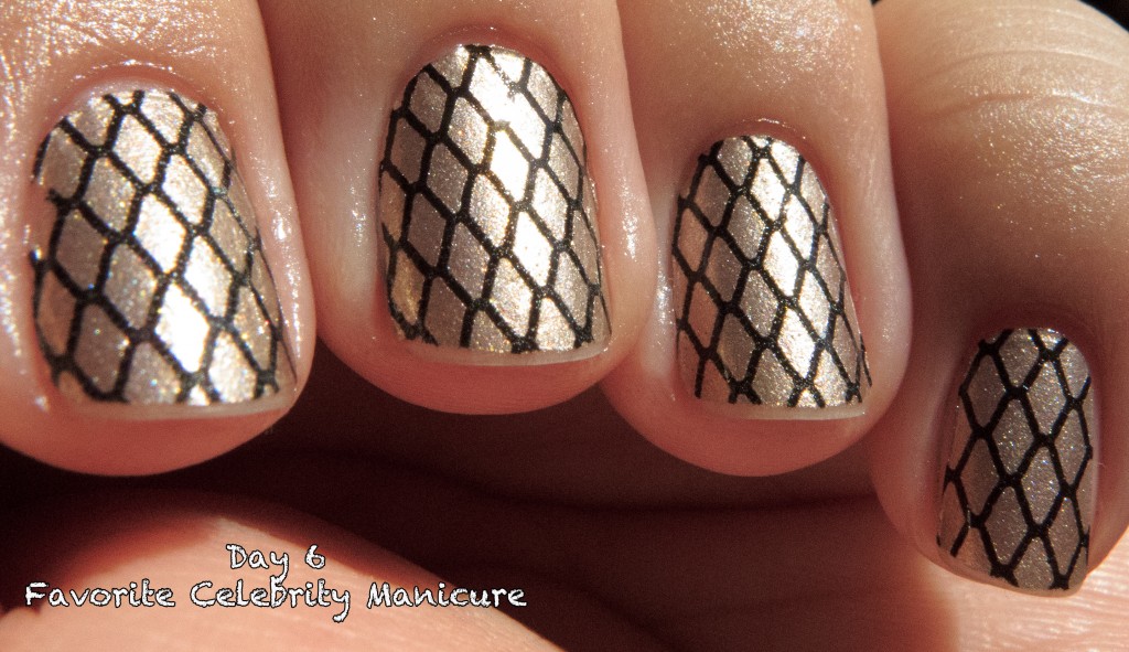 Day 6 Challenge Fave Celeb Mani Sun