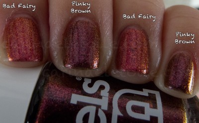 Comparison MAC Bad Fairy vs MO Pinky Brown Comparison MAC Bad Fairy vs MO Pinky Brown